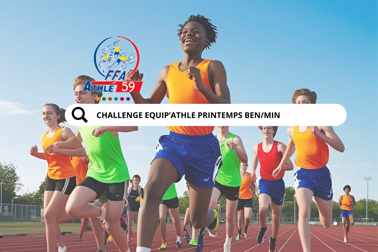 Challenge Equip'athle Tour Départemental Automnal BE/MI à Lomme (stade des Ormes).