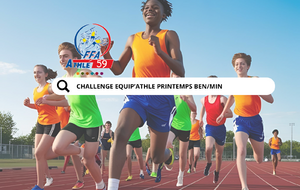 Challenge Equip'athlé Benjamin(e)s/Minimes tour départemental printanier